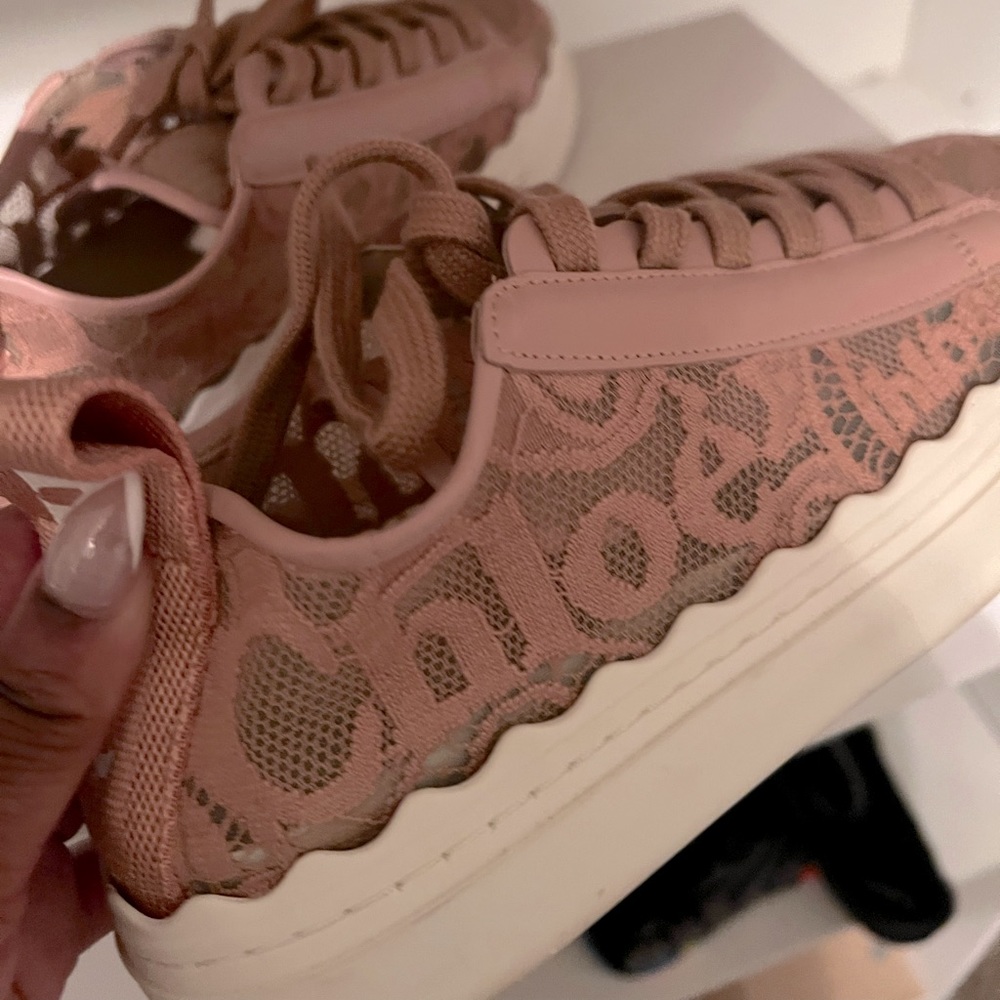 Chloe lace up sneakers